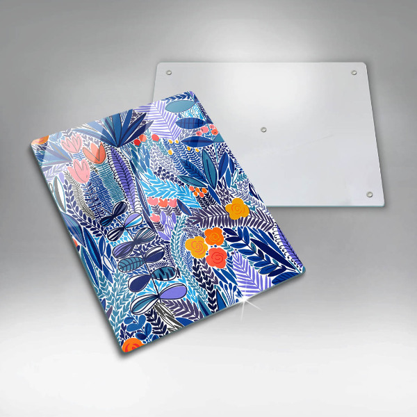 Tocător sticlă Lunca pictata