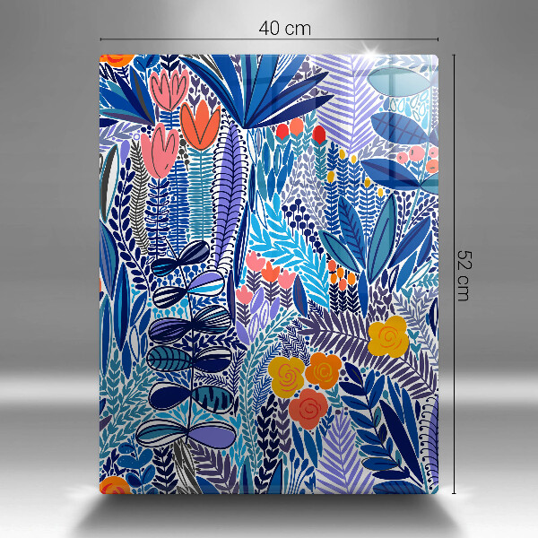 Tocător sticlă Lunca pictata