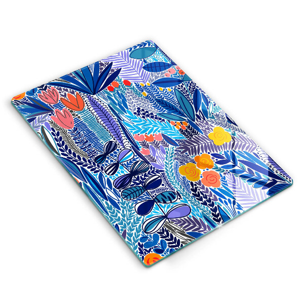 Tocător sticlă Lunca pictata