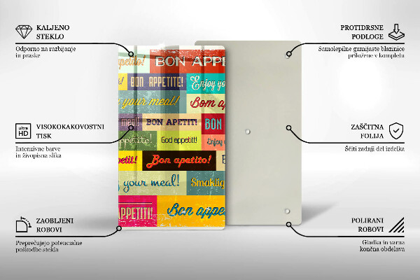 Tocător sticlă Subtitrări Bon appetit limbi