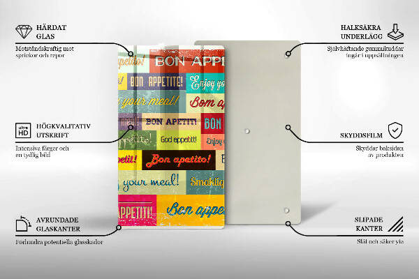 Tocător sticlă Subtitrări Bon appetit limbi