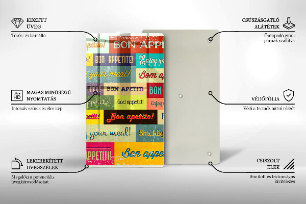 Tocător sticlă Subtitrări Bon appetit limbi