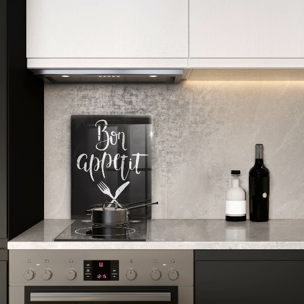 Tocător sticlă Inscripție Bon appetit