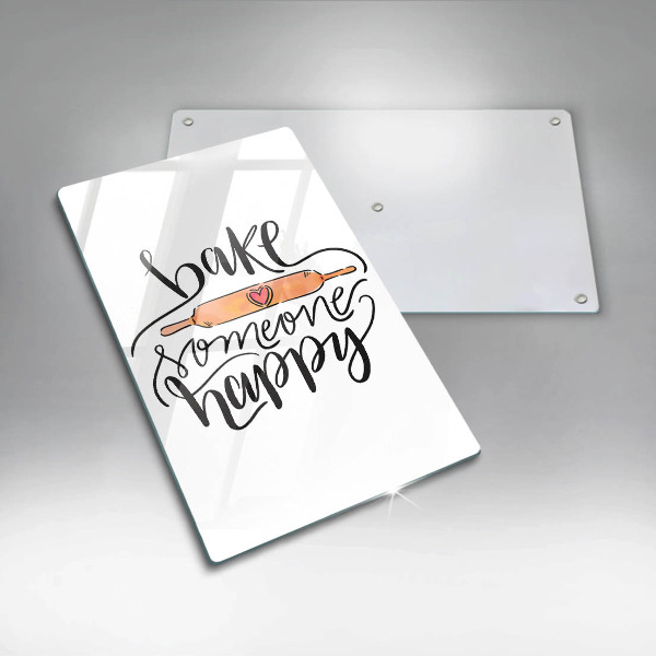 Tocător sticlă Bake someone happy