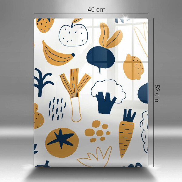 Tocător sticlă Ilustrație alimentară