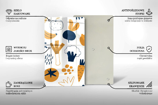 Tocător sticlă Ilustrație alimentară