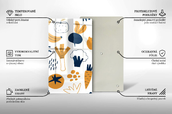 Tocător sticlă Ilustrație alimentară