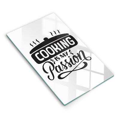 Tocător sticlă Cooking is my passion