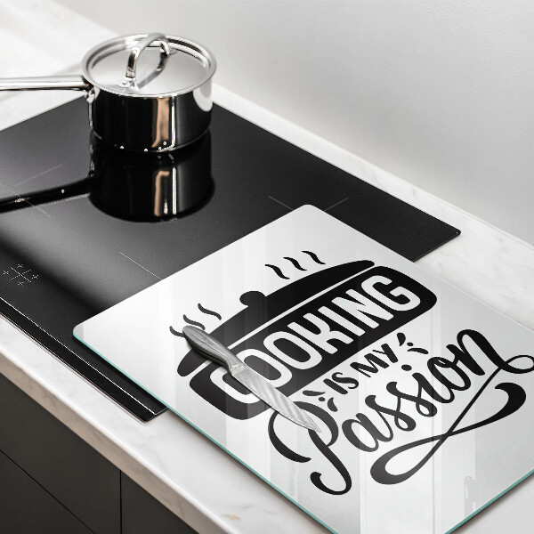 Tocător sticlă Cooking is my passion