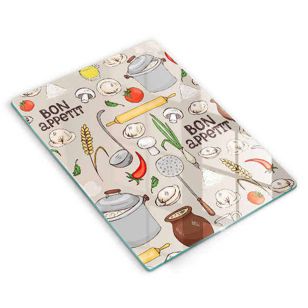 Tocător sticlă Ilustrație bucătărie