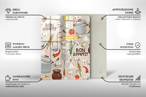 Tocător sticlă Ilustrație bucătărie