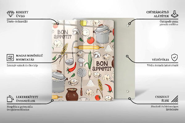 Tocător sticlă Ilustrație bucătărie