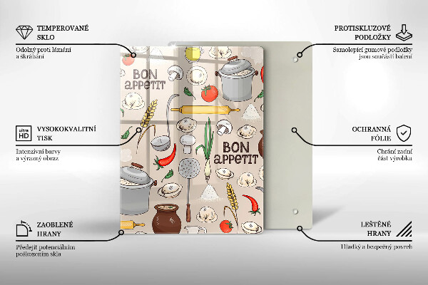 Tocător sticlă Ilustrație bucătărie