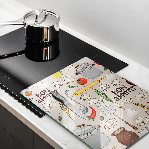 Tocător sticlă Ilustrație bucătărie