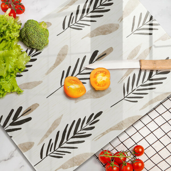 Tocător sticlă Plante Boho