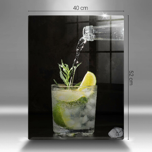 Tocător sticlă Un pahar de apă