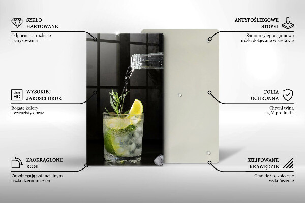 Tocător sticlă Un pahar de apă