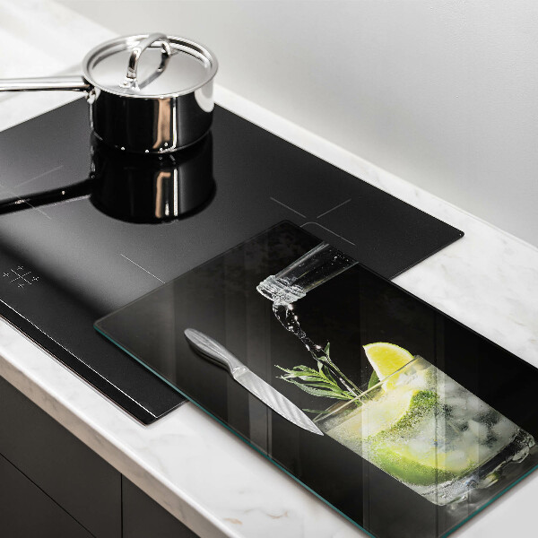 Tocător sticlă Un pahar de apă