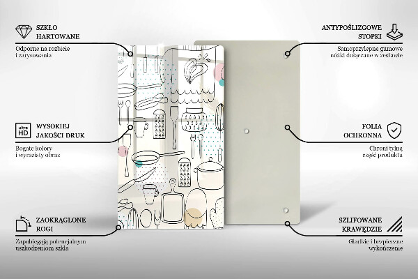 Tocător sticlă Accesorii pentru bucatarie