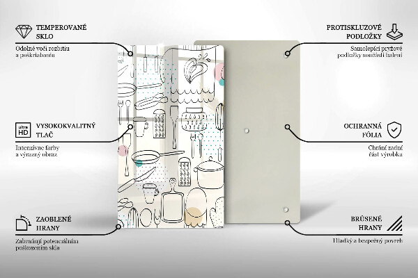 Tocător sticlă Accesorii pentru bucatarie