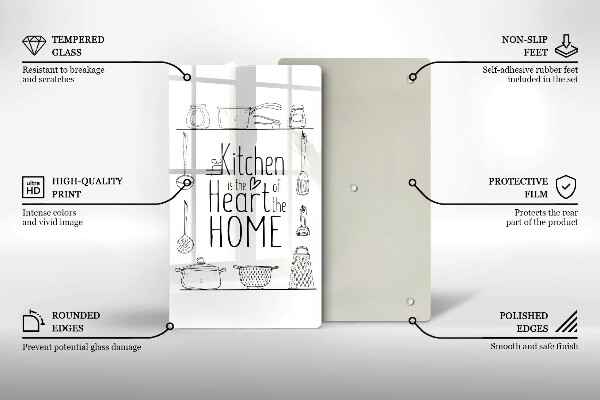 Tocător sticlă Inscripție propoziție