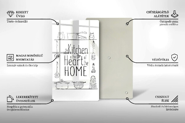 Tocător sticlă Inscripție propoziție