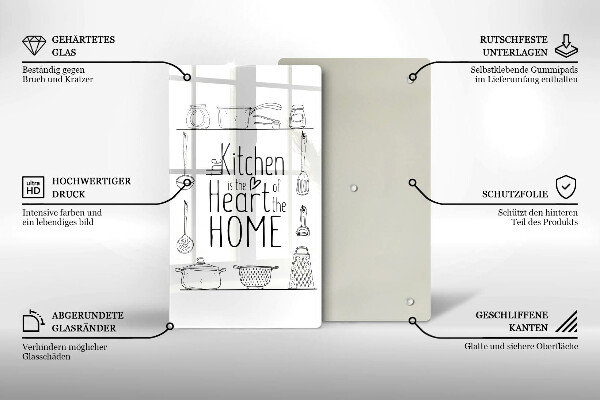 Tocător sticlă Inscripție propoziție