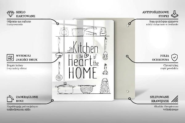 Tocător sticlă Inscripție propoziție