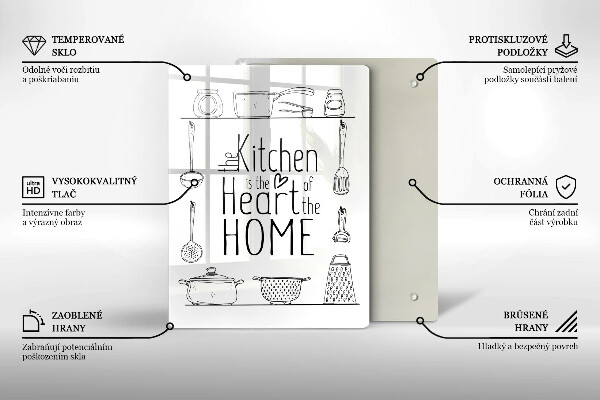 Tocător sticlă Inscripție propoziție