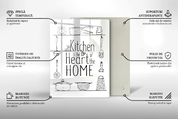 Tocător sticlă Inscripție propoziție