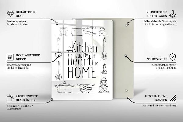 Tocător sticlă Inscripție propoziție