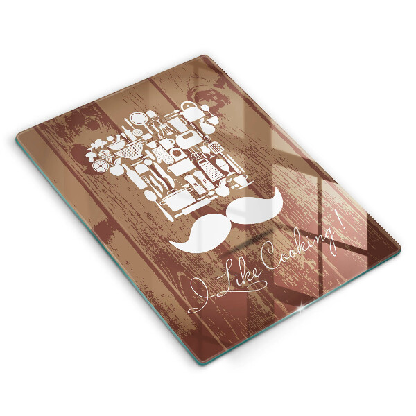 Tocător sticlă I like cooking