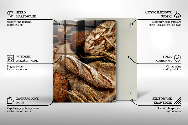 Tocător sticlă Paine de paine