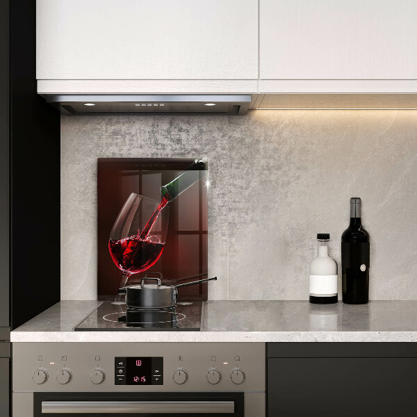 Tocător sticlă Un pahar de vin