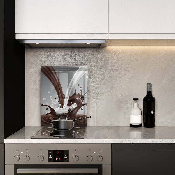 Tocător sticlă Lapte și ciocolată