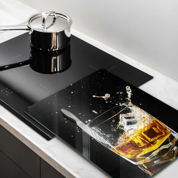 Tocător sticlă Un pahar de whisky