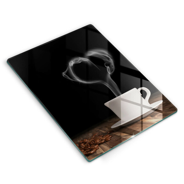 Tocător sticlă Inimă de ceașcă de cafea