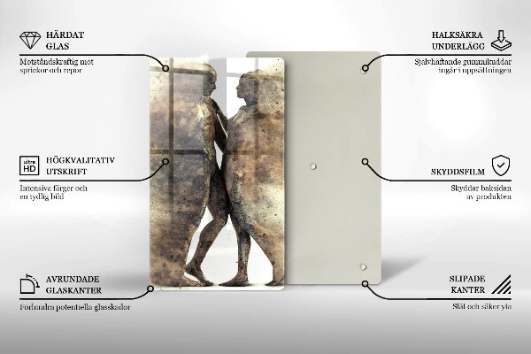 Tocător sticlă Corpurile oamenilor îndrăgostiți