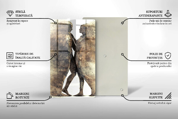 Tocător sticlă Corpurile oamenilor îndrăgostiți