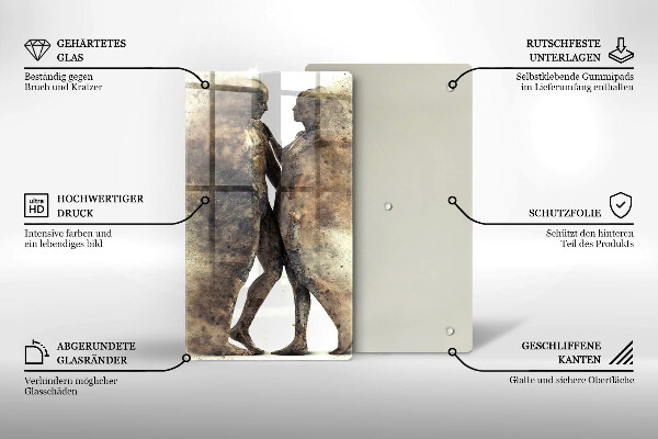 Tocător sticlă Corpurile oamenilor îndrăgostiți