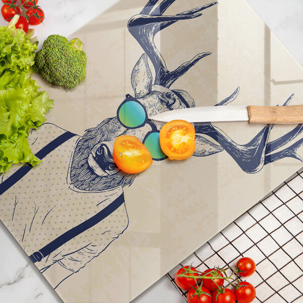 Tocător sticlă Ilustrație de bărbat căprior