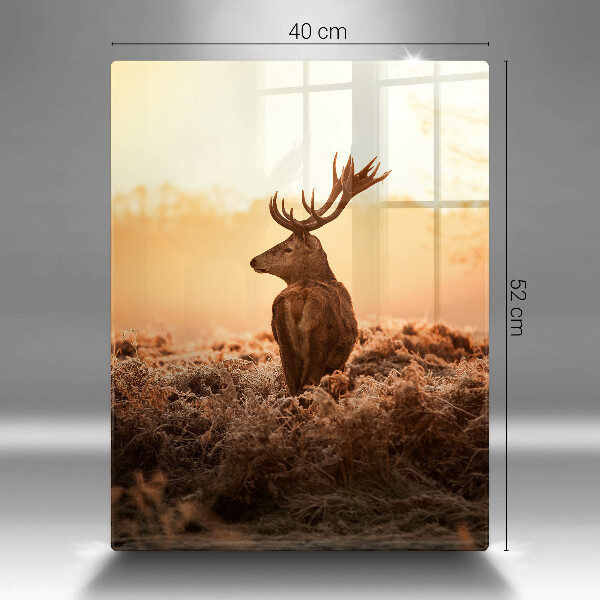 Tocător sticlă Căprioare pe câmp