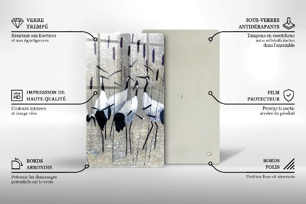 Tocător sticlă Macarale japoneze