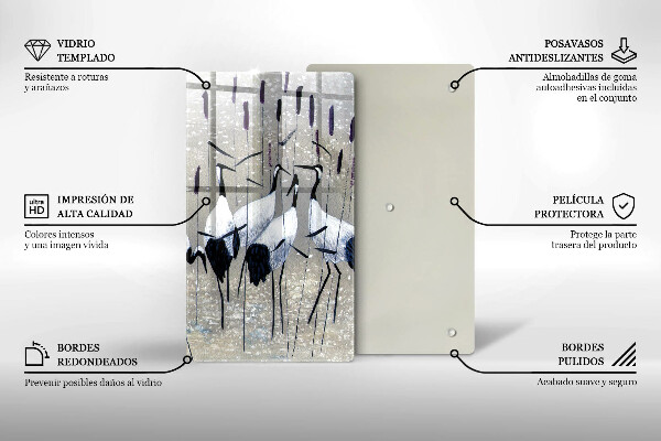 Tocător sticlă Macarale japoneze
