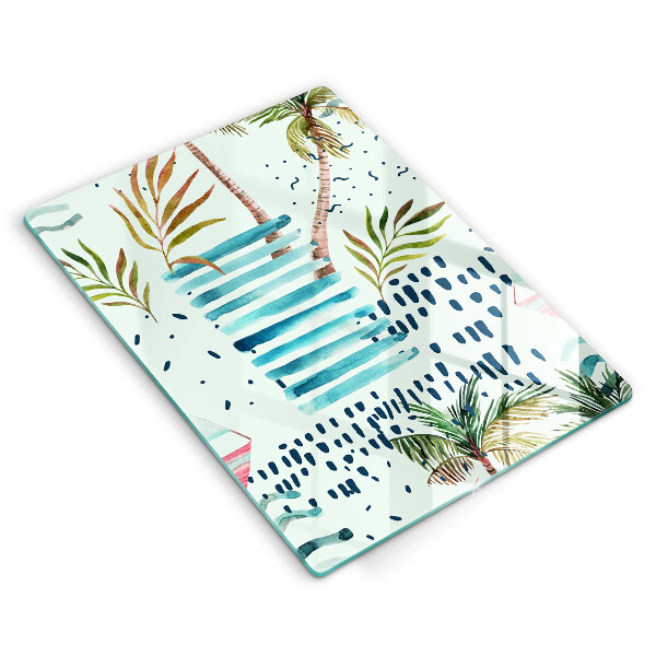 Tocător sticlă Ilustrații de vacanță