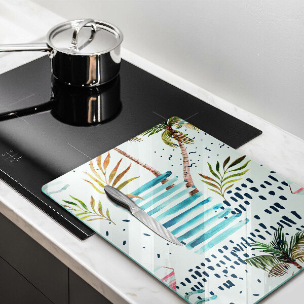 Tocător sticlă Ilustrații de vacanță