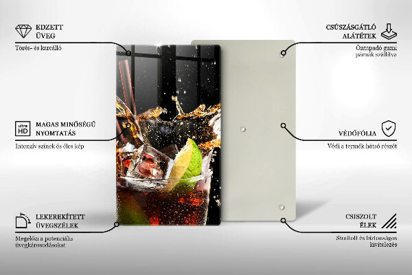 Tocător sticlă Bea cu gheata