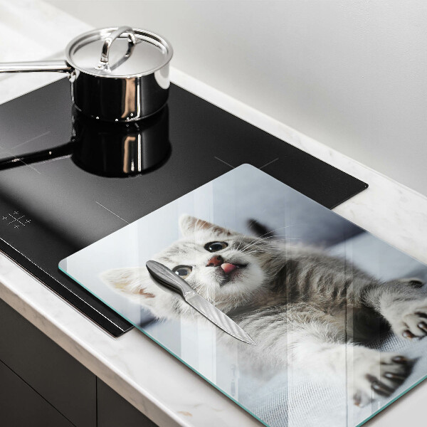 Tocător sticlă Pisicuță drăguță