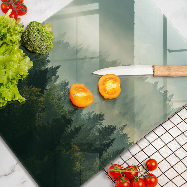 Tocător sticlă Peisaj Vedere a pădurii