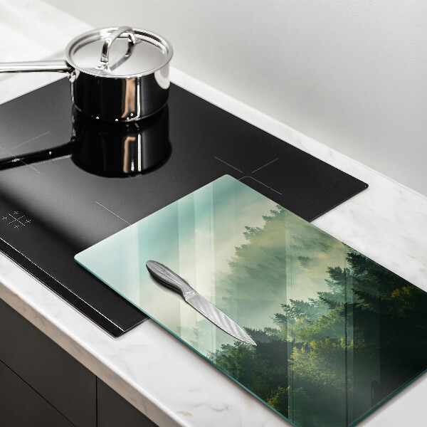 Tocător sticlă Peisaj Vedere a pădurii